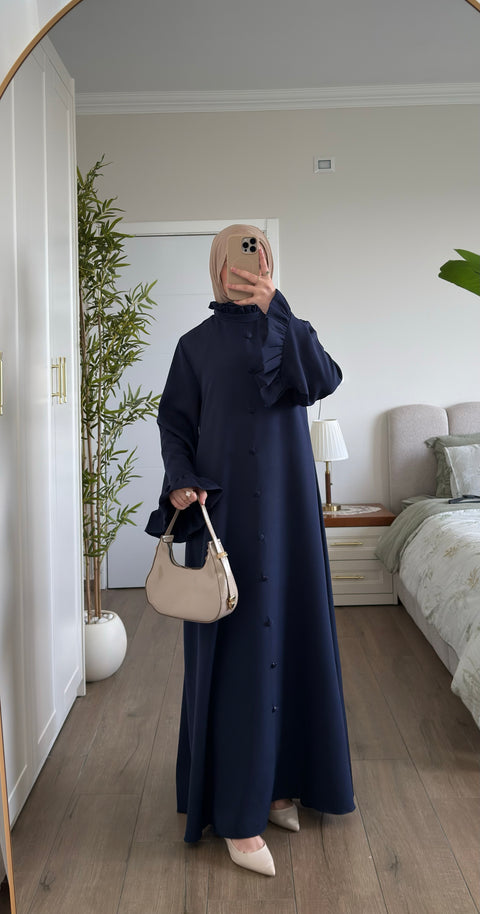 فستان أزرار