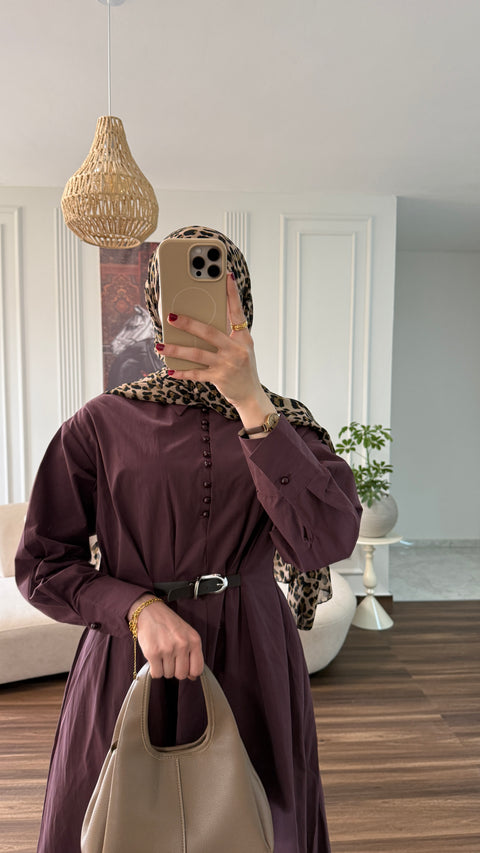 فستان خصر حزام