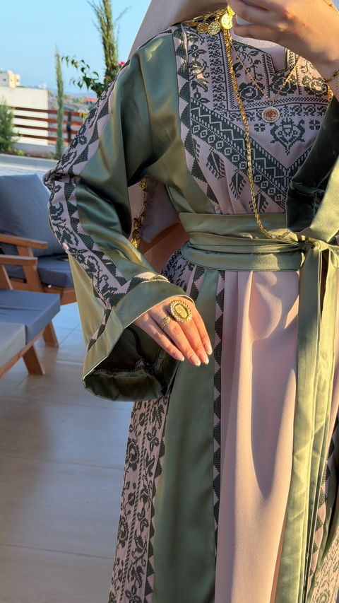 فستان ربى تطريز