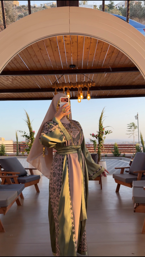 فستان ربى تطريز