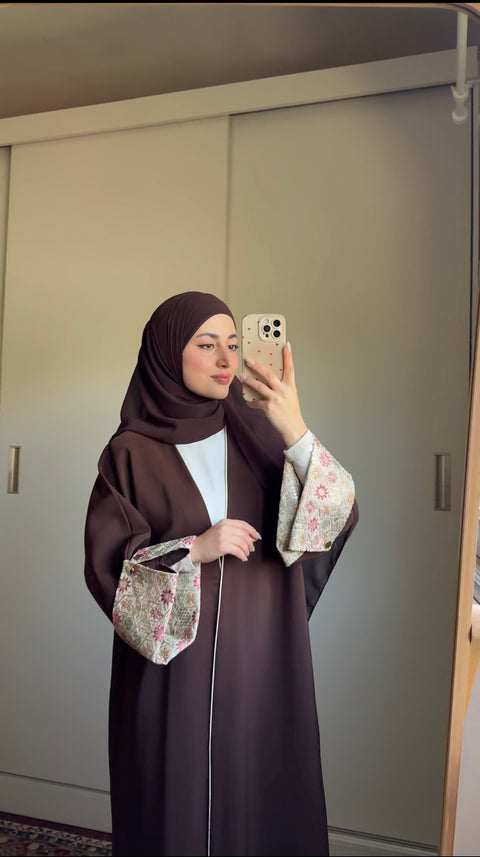 عباية ايد مزركش