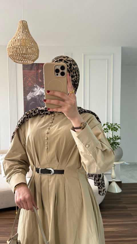 فستان خصر حزام