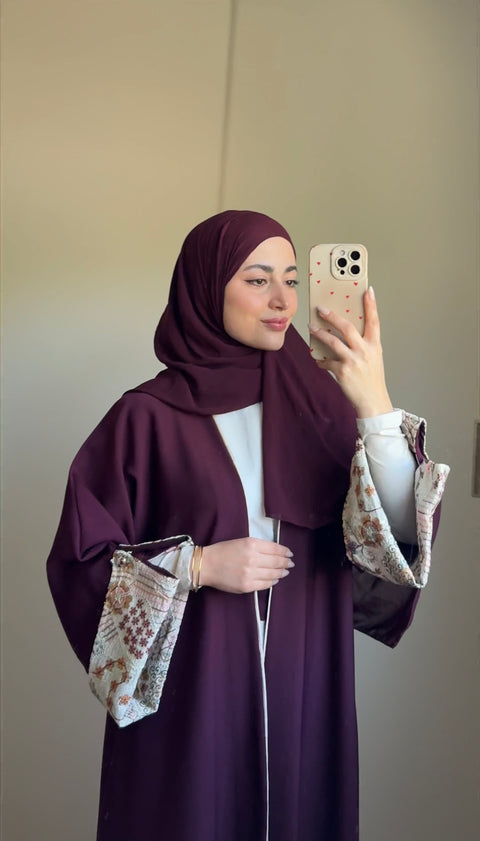 عباية ايد مزركش