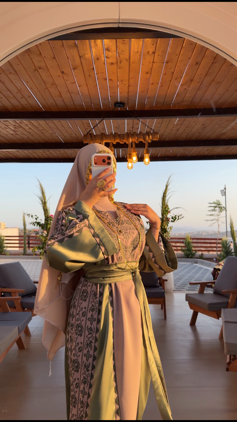 فستان ربى تطريز