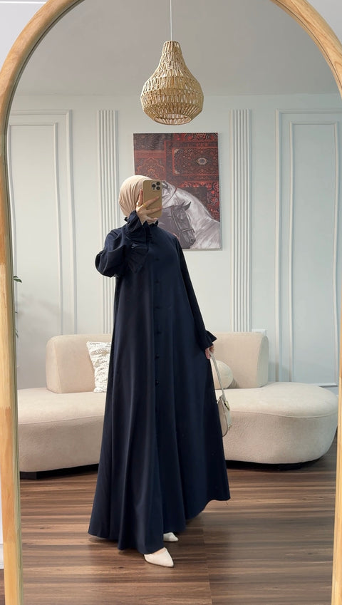 فستان أزرار