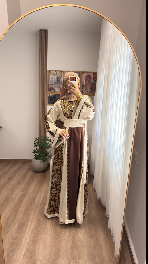 فستان ربى تطريز