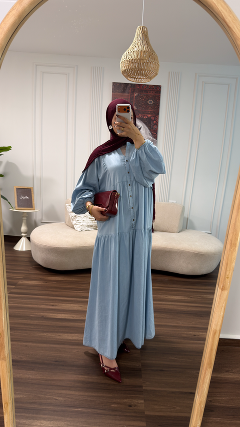 فستان جينز فلو