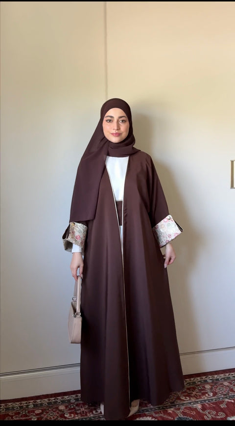 عباية ايد مزركش